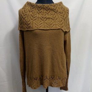 New Directions Lightweight Cowl Neck Knit Sweater